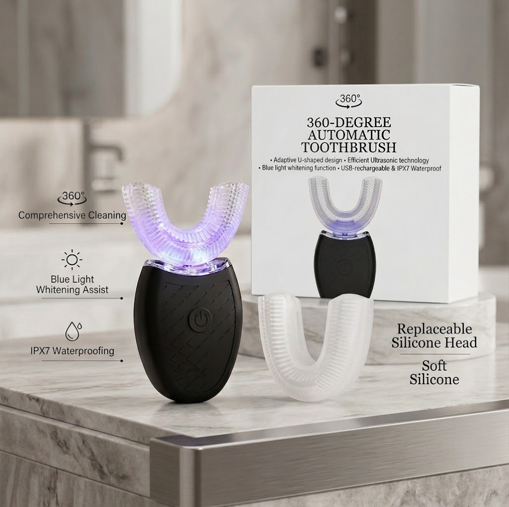 The Ultimate 360° Automatic Toothbrush Black